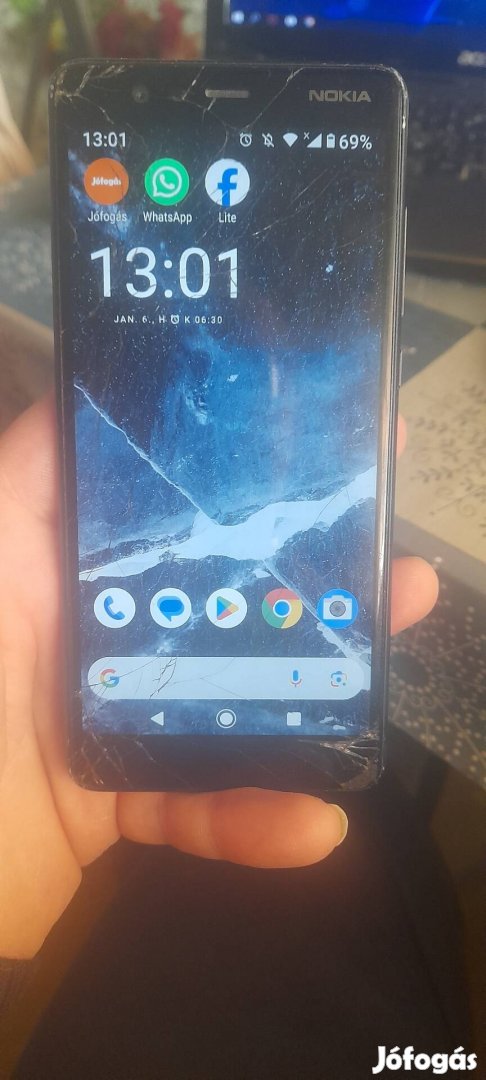 eladó nokia 5.1 androidos okostelefon