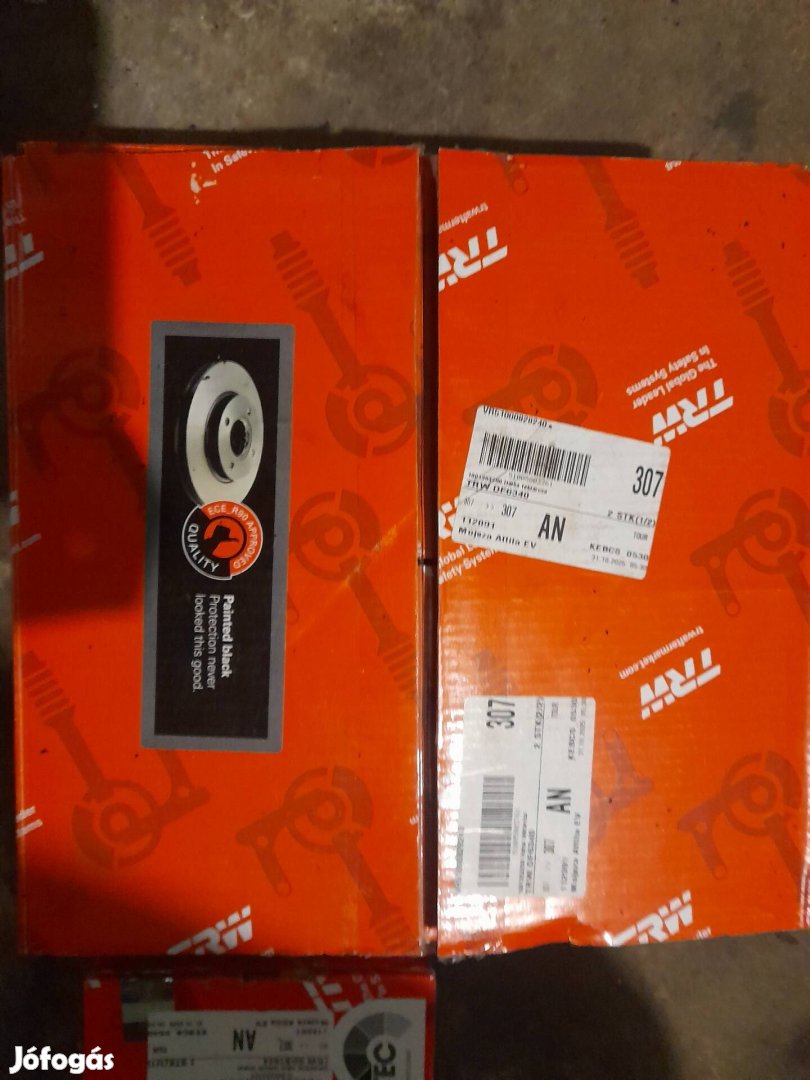 eladó opel j,k,siguna komplett hátso fék