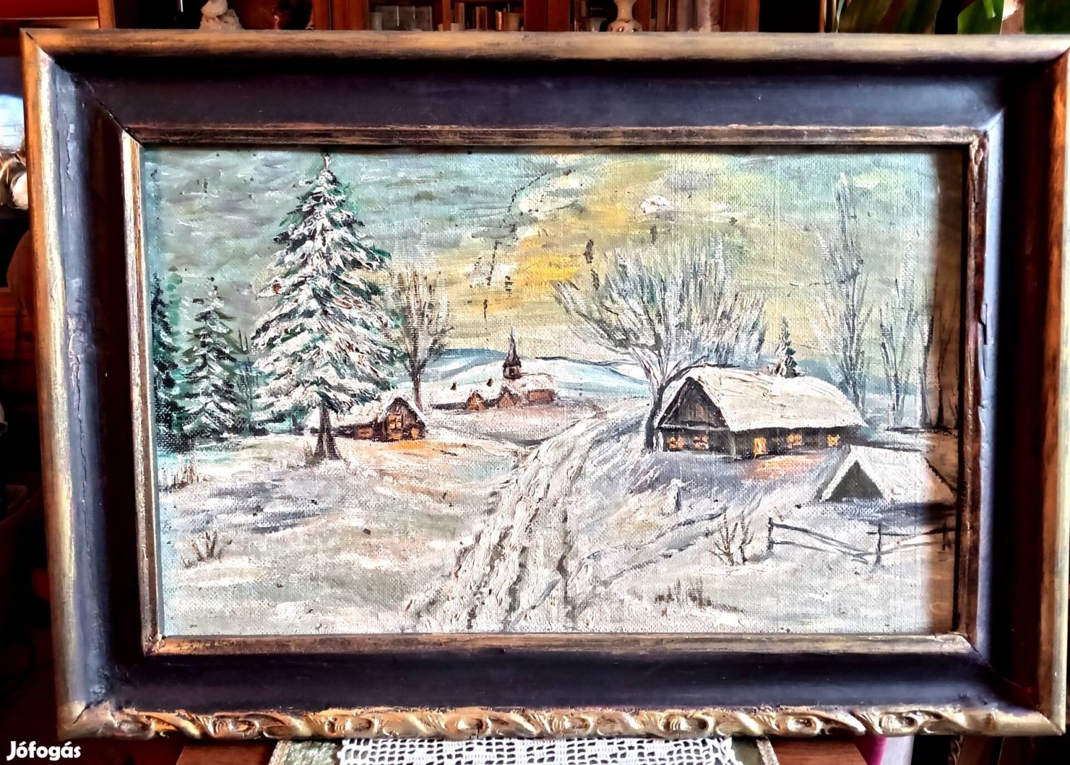 eladó régi orosz olajfestmény