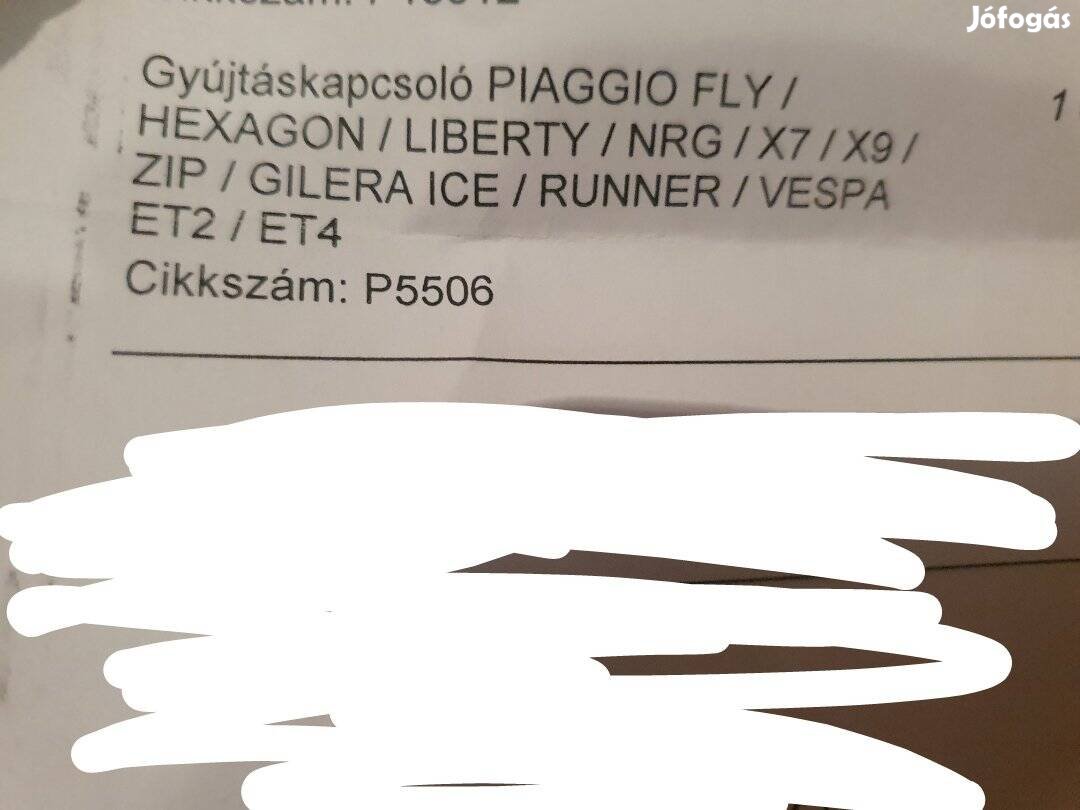 eladó robogo  gyujtáskapcsolo képen ott van hogy milyen robogoba valo