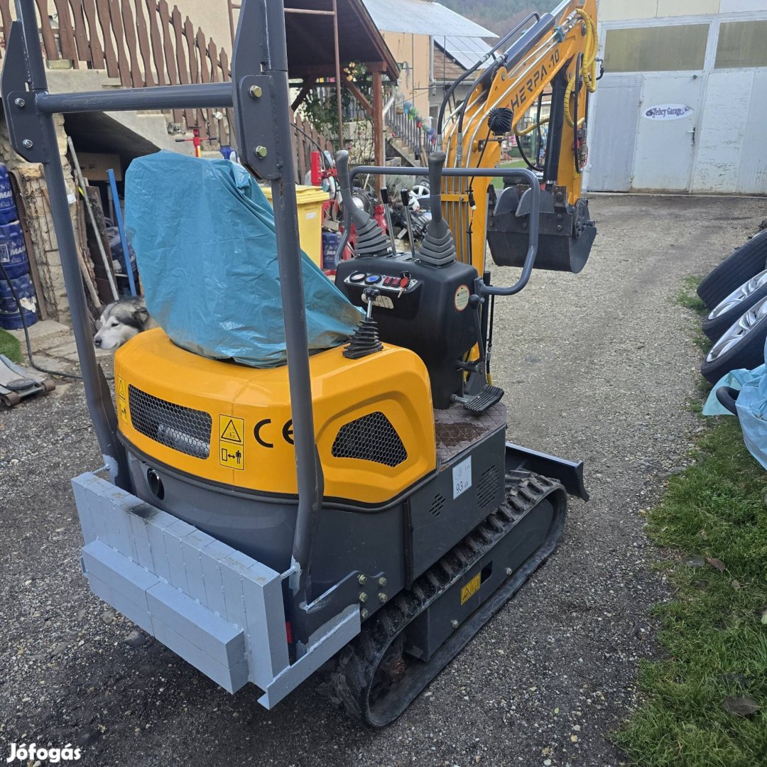 eladó sherpa we10 minikotró árok ásó