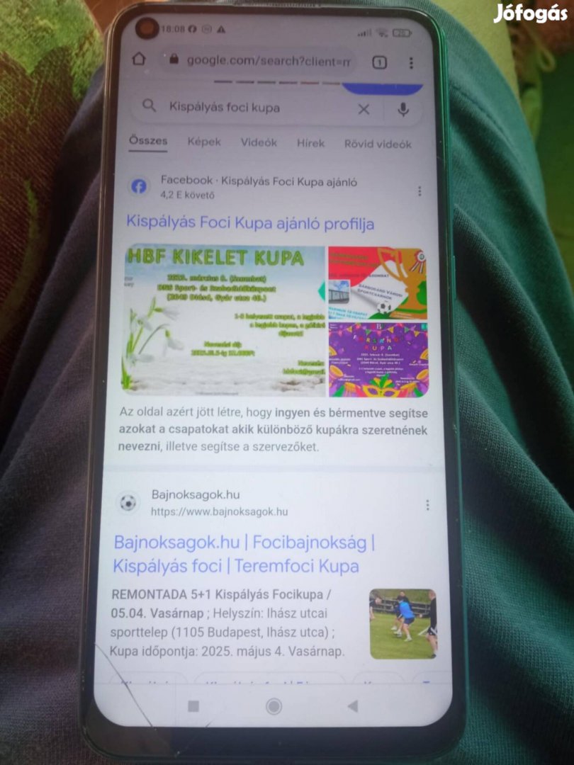 eladó xiaomi redmi note 9 pro repedt