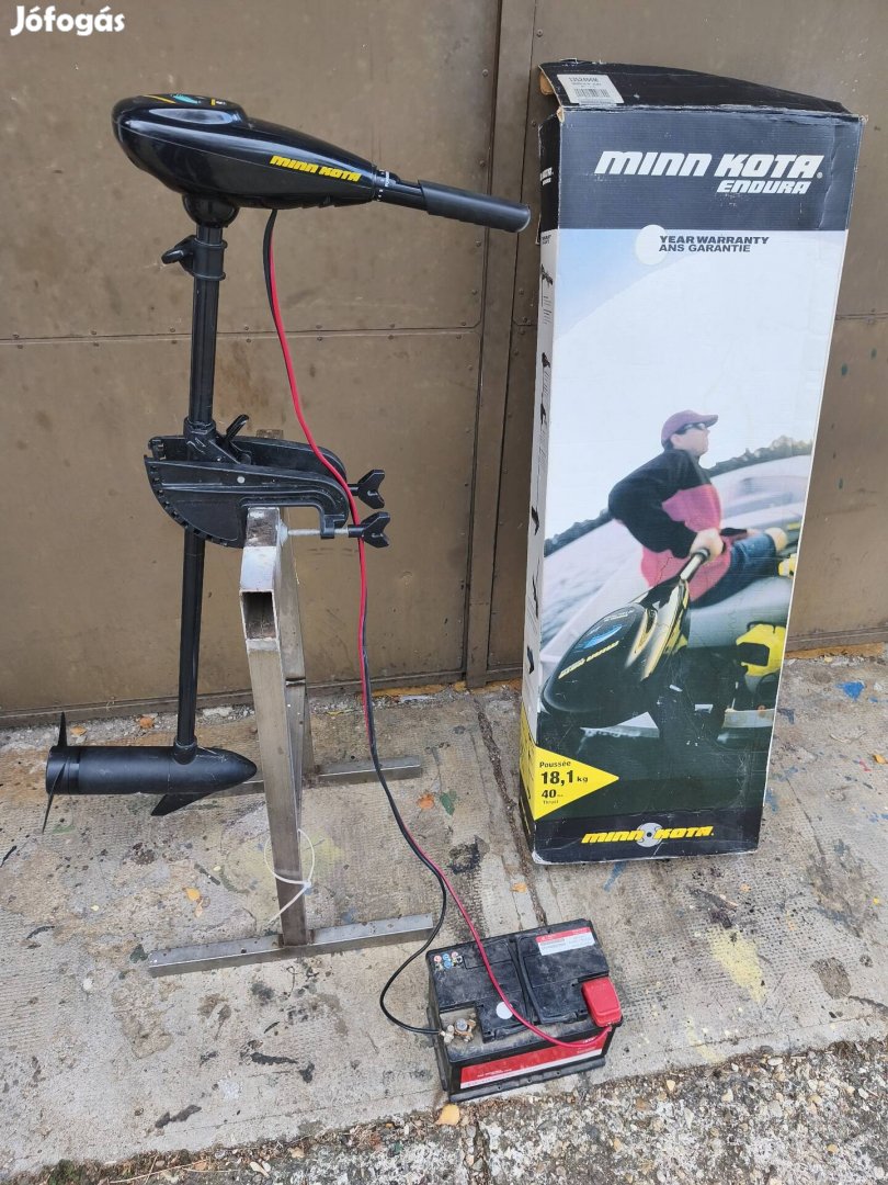 elektromos csónakmotor+akkumlátor eladó!