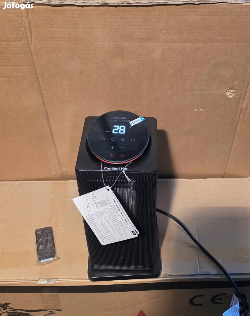 elektromos fűtőtest 90-os oszcillációval, érintőképernyővel