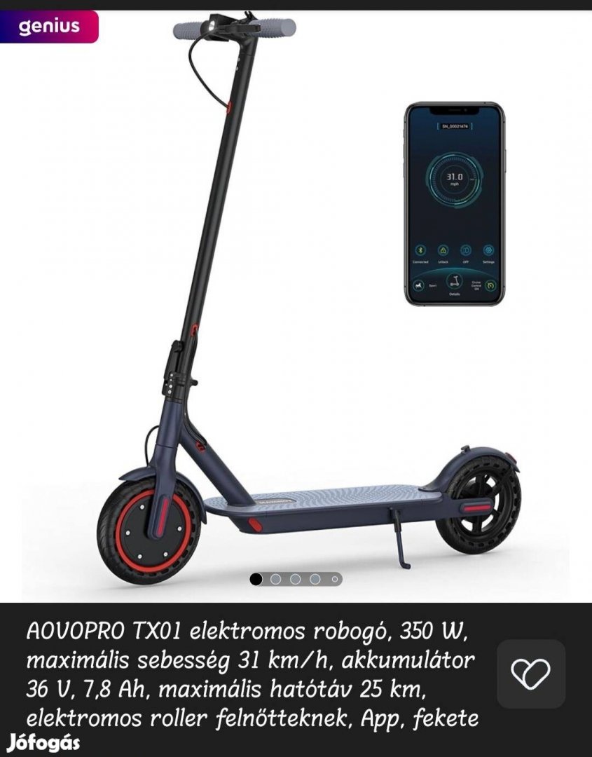 elektromos roller 350w