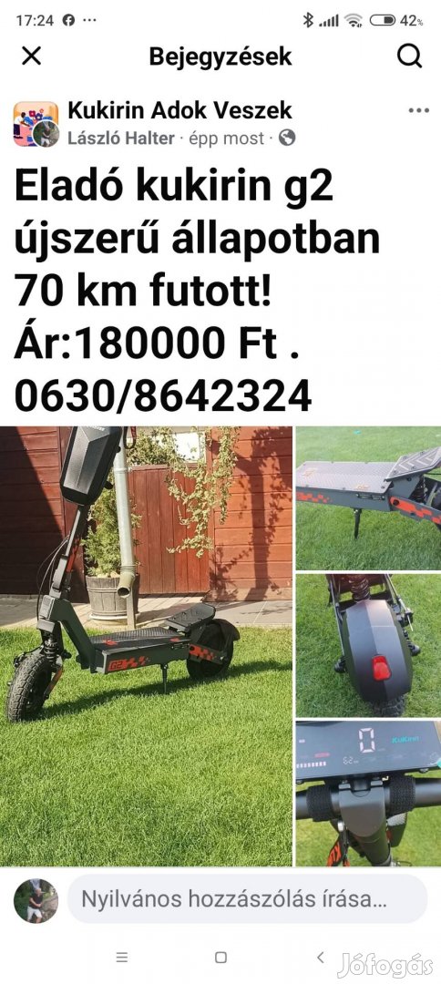 elektromos roller 