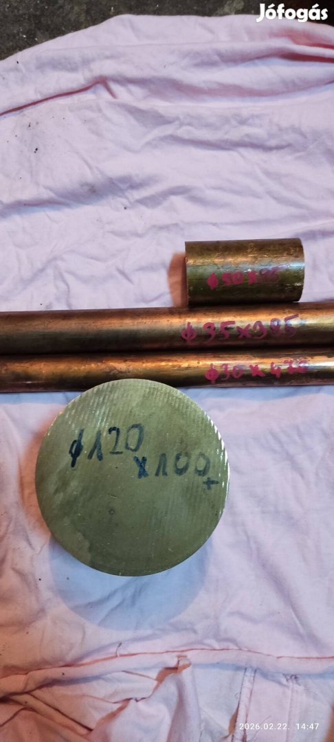 esztergálási anyag.