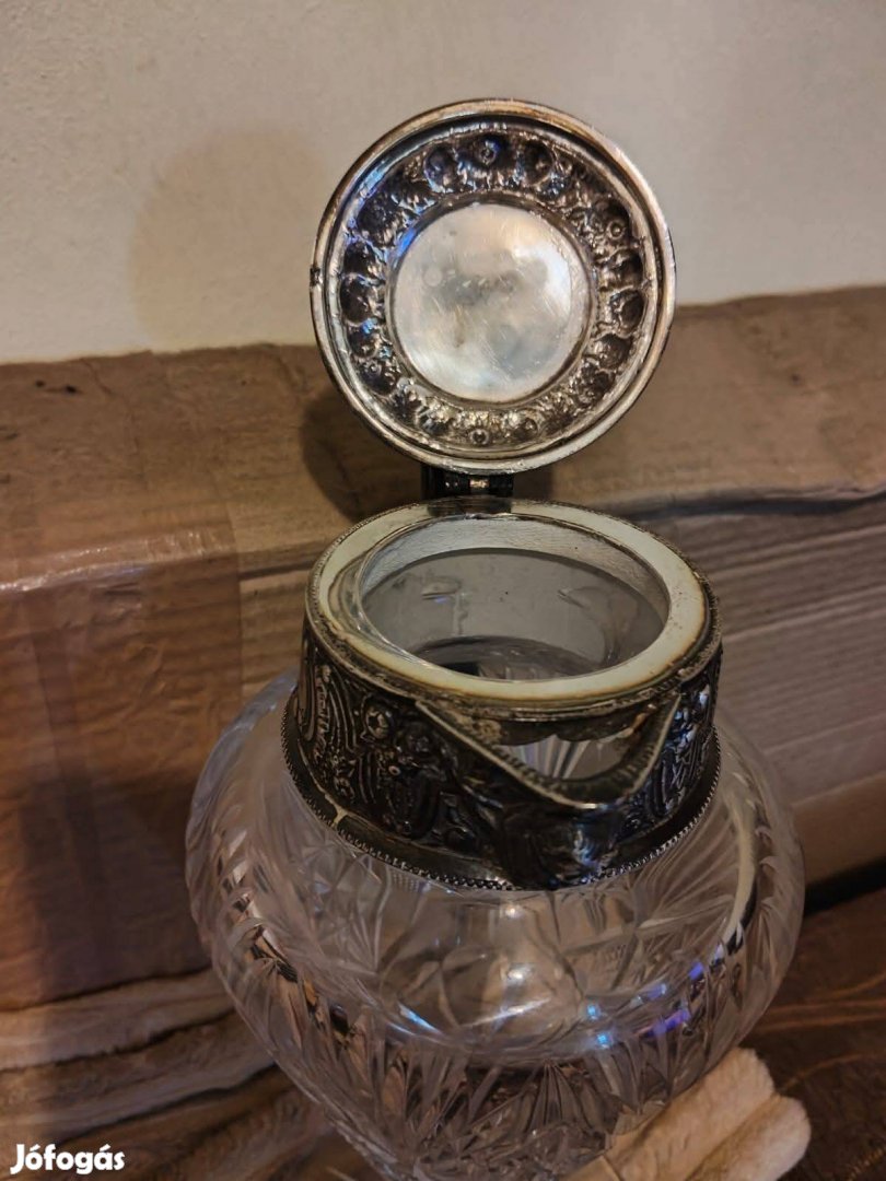 ezüst kristály londoni karaffa