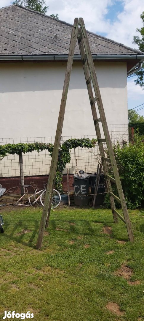 fa létra 10 fokos  3 m magas