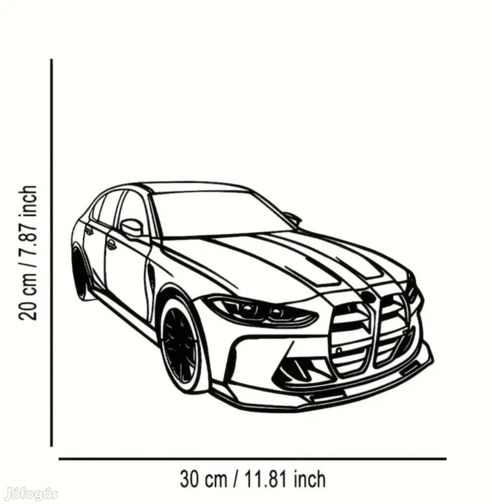 fali fém dekoráció 4000ft