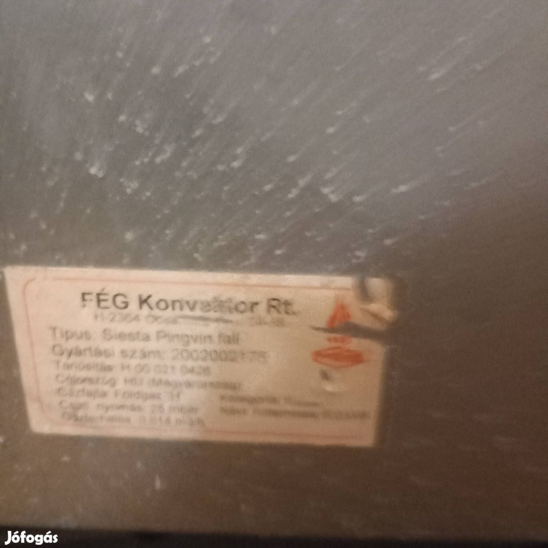 falifűtő fég pingvin