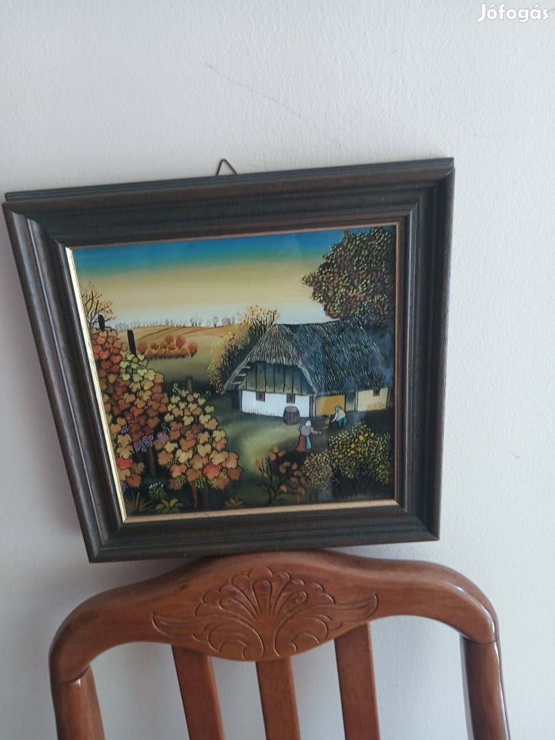 falusi táj festmeny
