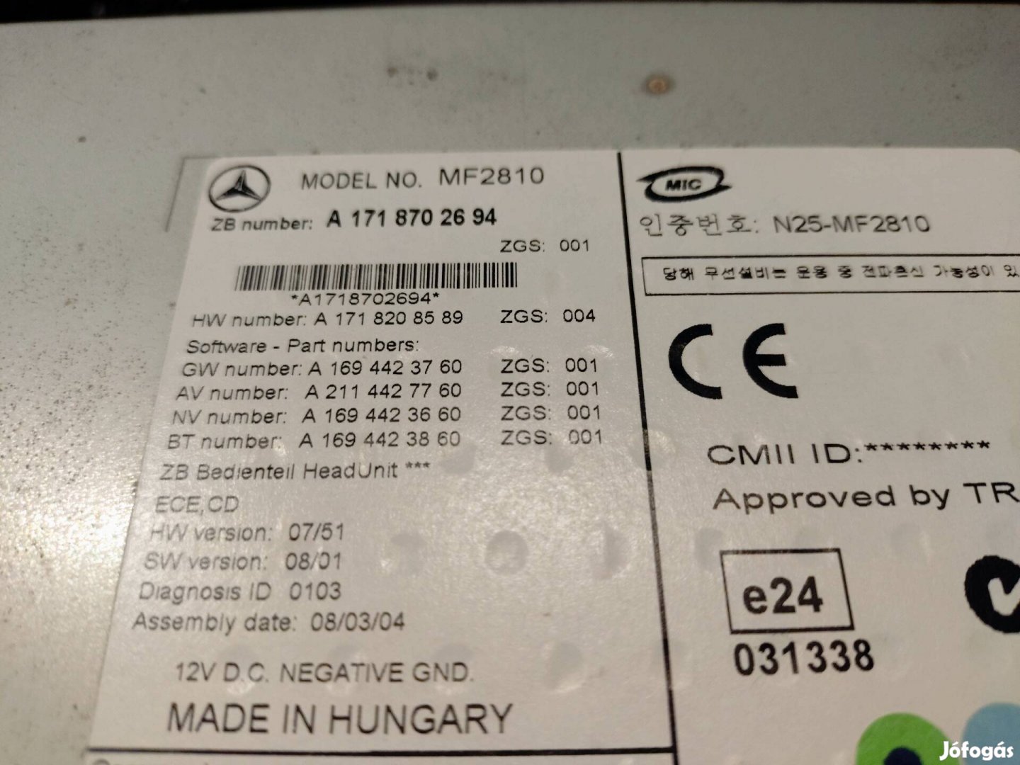 fejegység mercedes