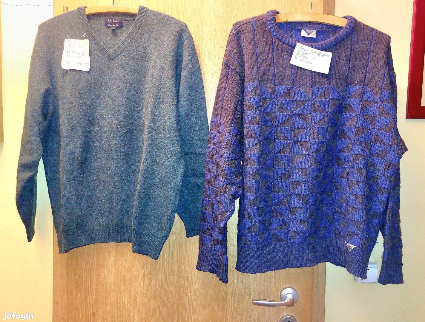 férfi pulóverek téli meleg L XL