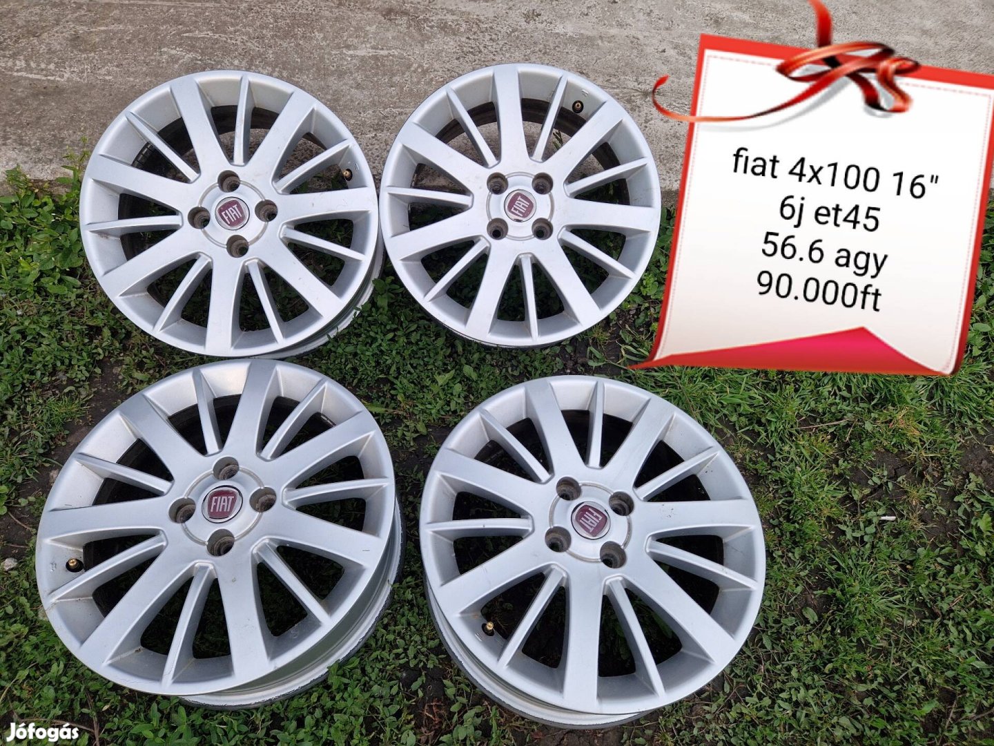 fiat Grande Punto/evo 4x100 16 col alufelni szett 