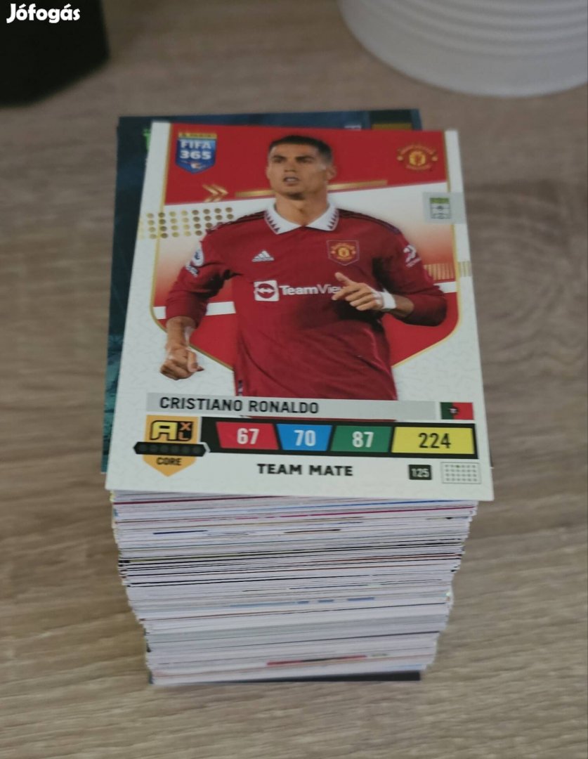 focis kártyák 200 db.