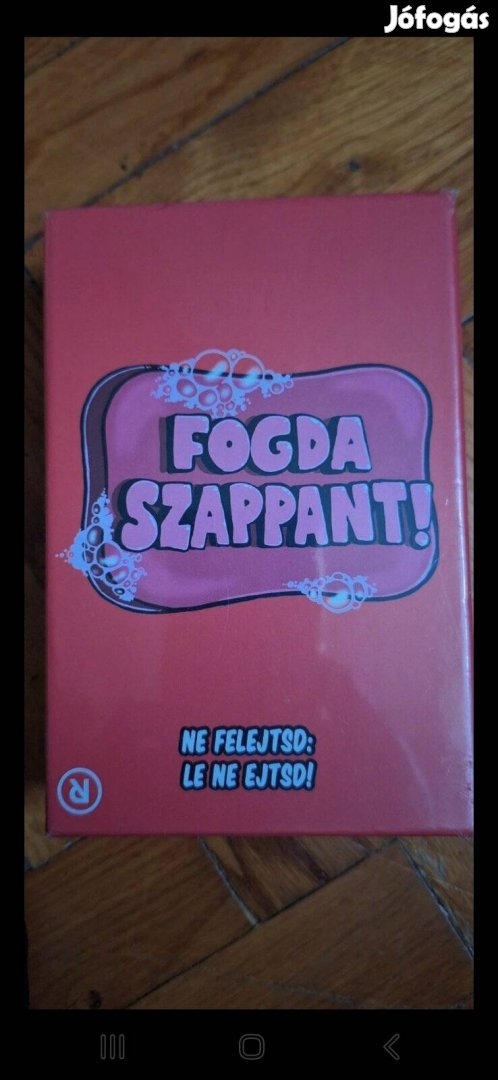 fogda szappant! kártyajáték társasjáték új bontatlan fóliában 3500