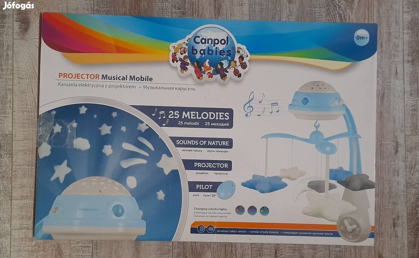forgó zenélő projekor