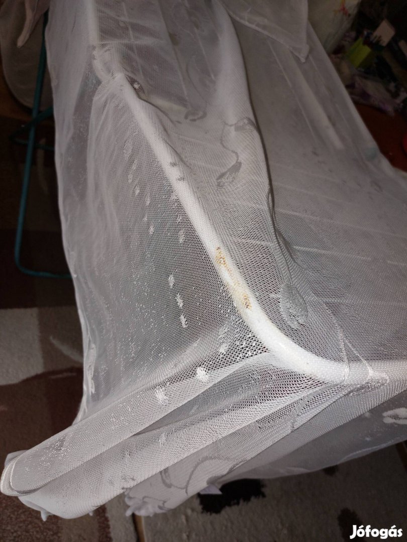 függöny 50 cm keskeny ablakra 
