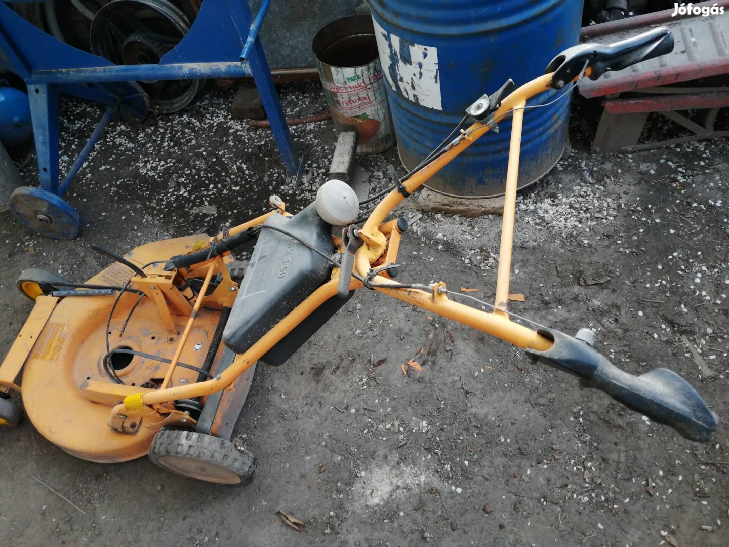 fűnyíró váz motor nélkül 
