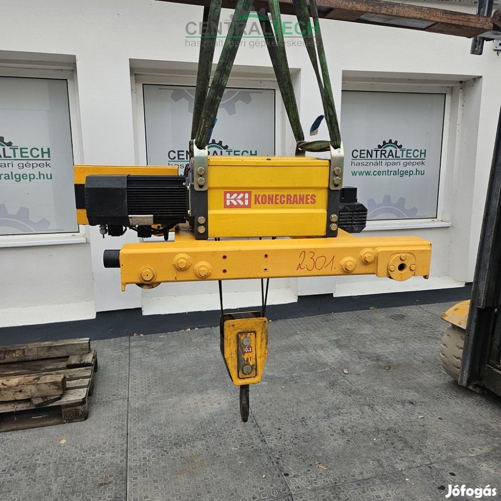 futómacska daru Konecranes XL300 5000kg drótköteles emelő daru