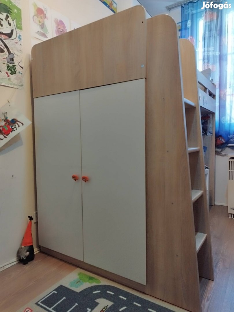 galériaágy eladó ifjúsági ágy 90x200