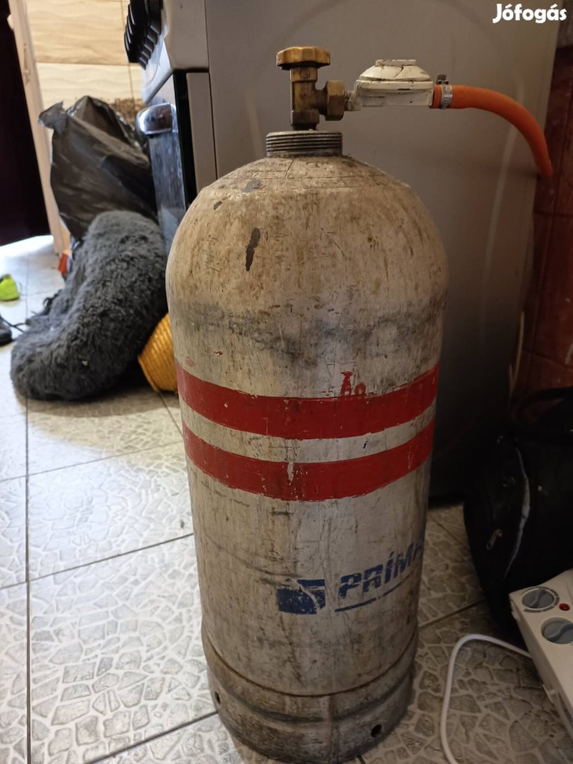 gáz palack reduktorral 