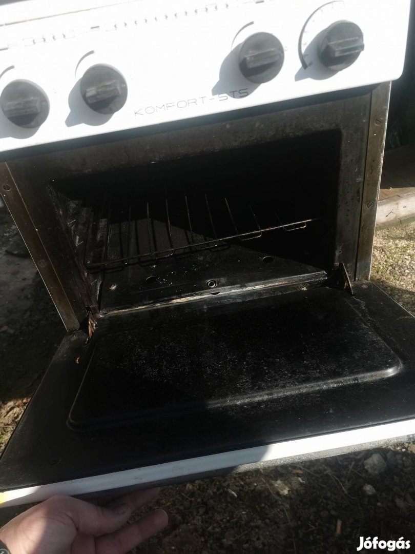 gáztűzhely hibátlanul működik minden égő