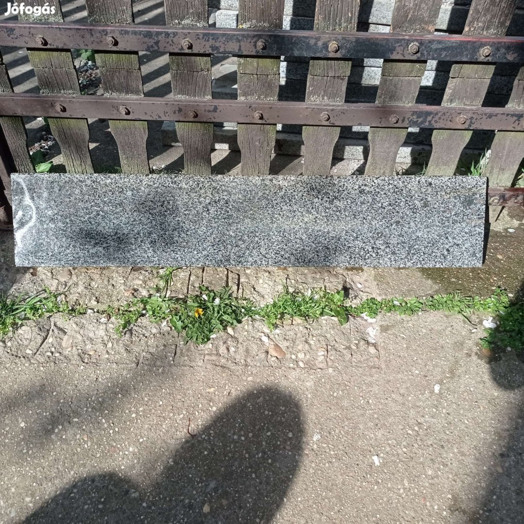 gránit szegélykő. 