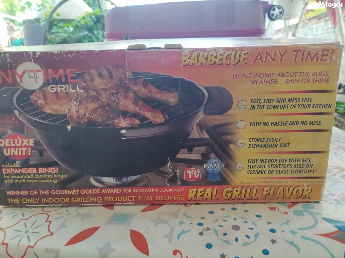 grill sütő gázra helyezhető