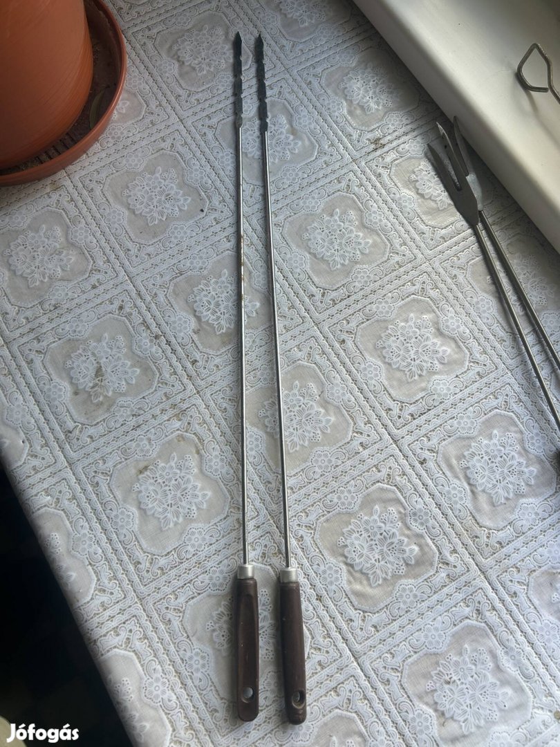 grillnyárs, szalonnasűtő 70 cm
