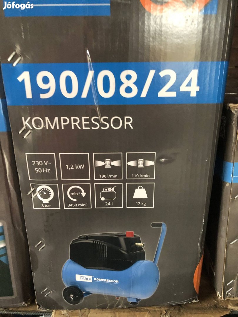 gude szaraz kompresszor 24 liter 