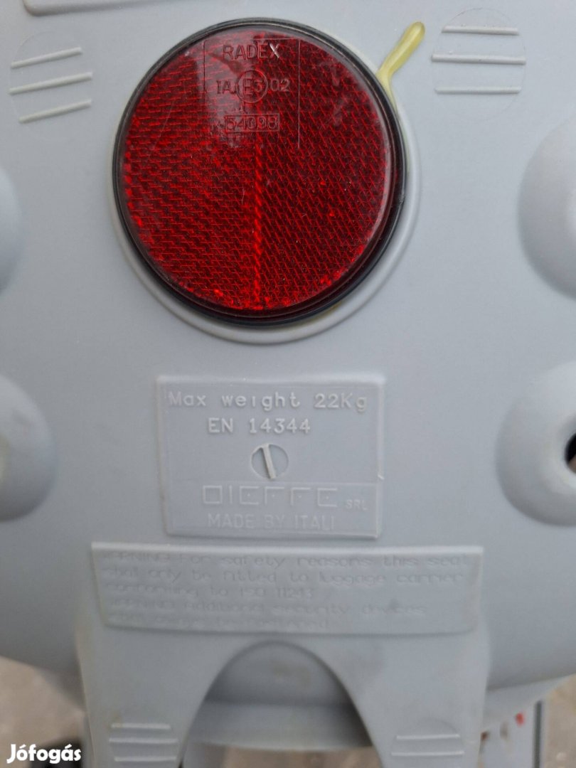 gyerekülés kerékpár max 22 kg