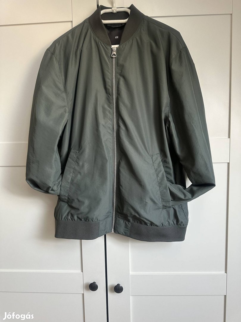 h&m ffi bomber dzseki M -es méretű khaki színű eladó 