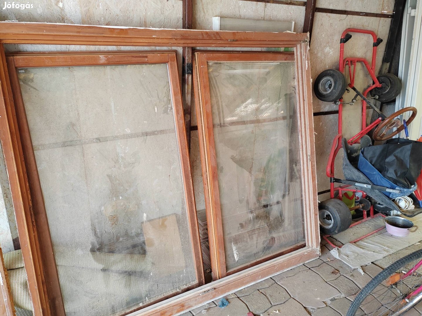 használt fa ablak