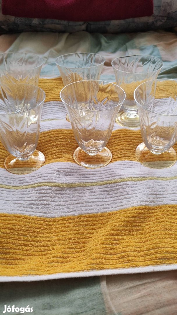 hat darabos pezsgős pohár készlet