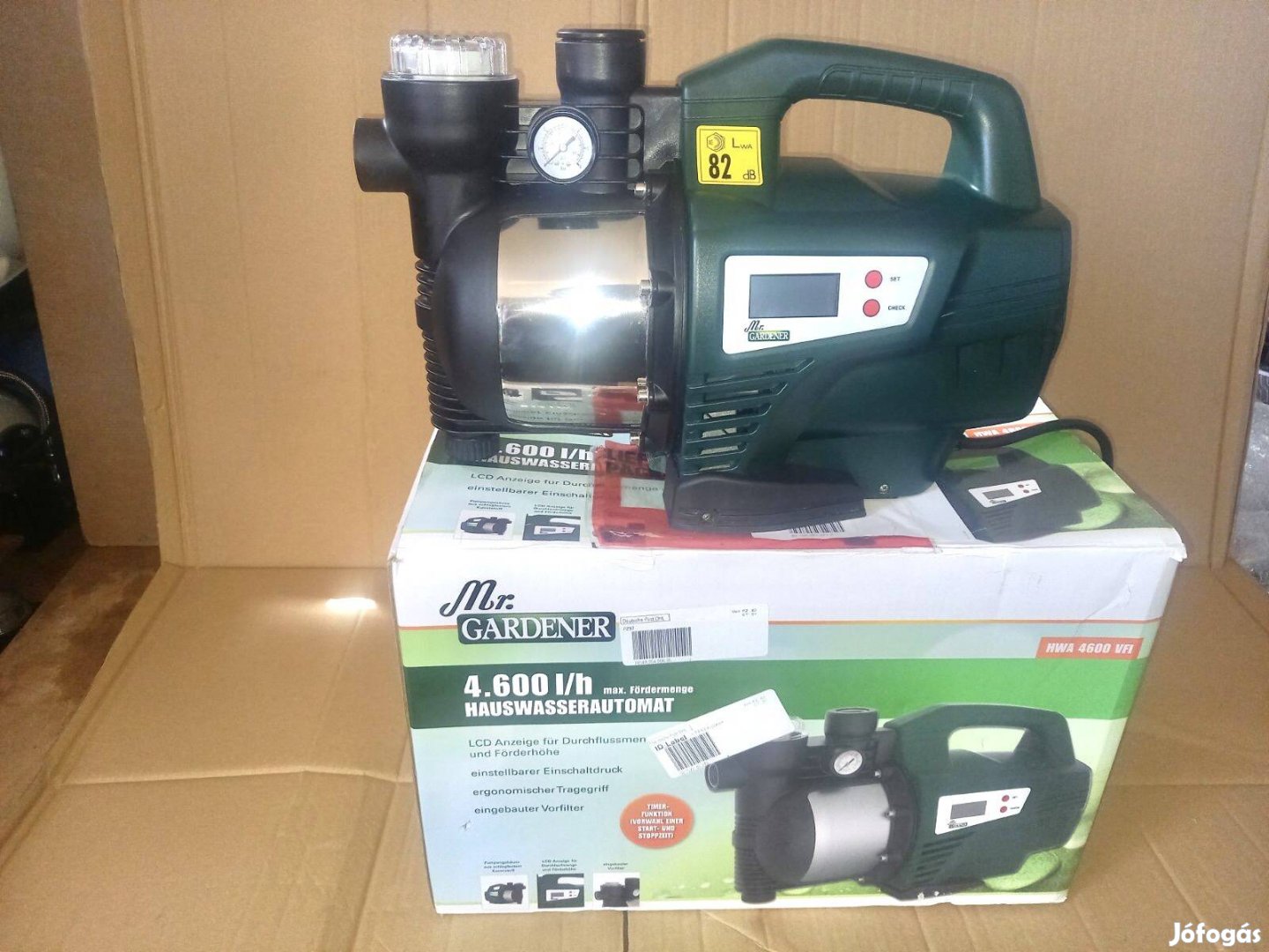 háztartási vízszivattyú Mr. Gardener HWA 4600 VFI