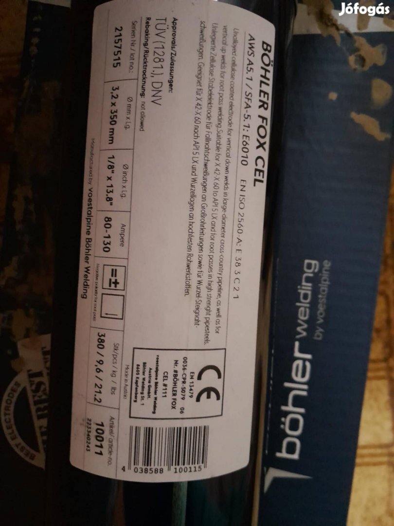 hegesztő elektródak