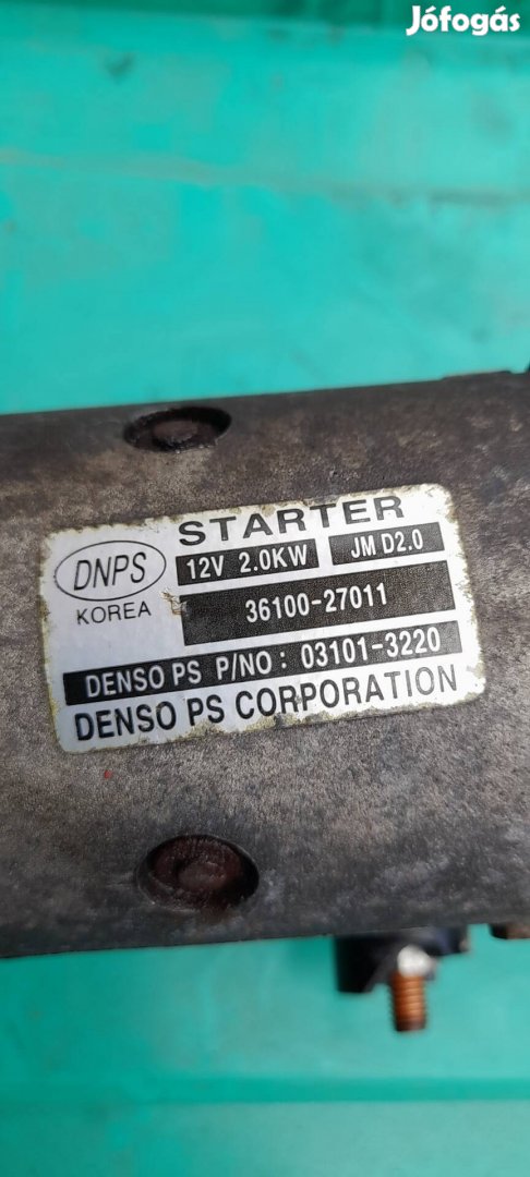 hyundai Santa fel 2.5 crdi önindító 