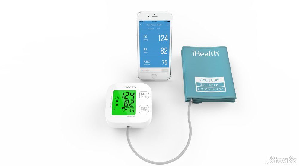 iHealth Track smart Bluetooth vérnyomásmérő 2 év jótállás