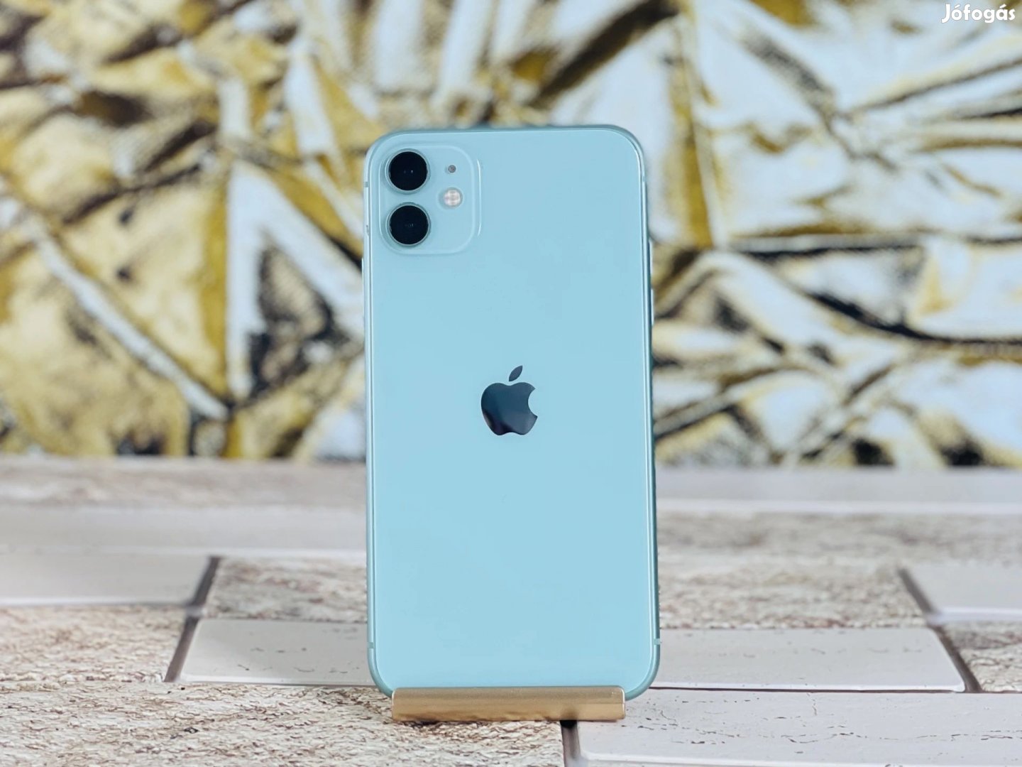 iPhone 11 128 GB Green 100% akku, szép állapotú - 12 HÓ GARANCIA