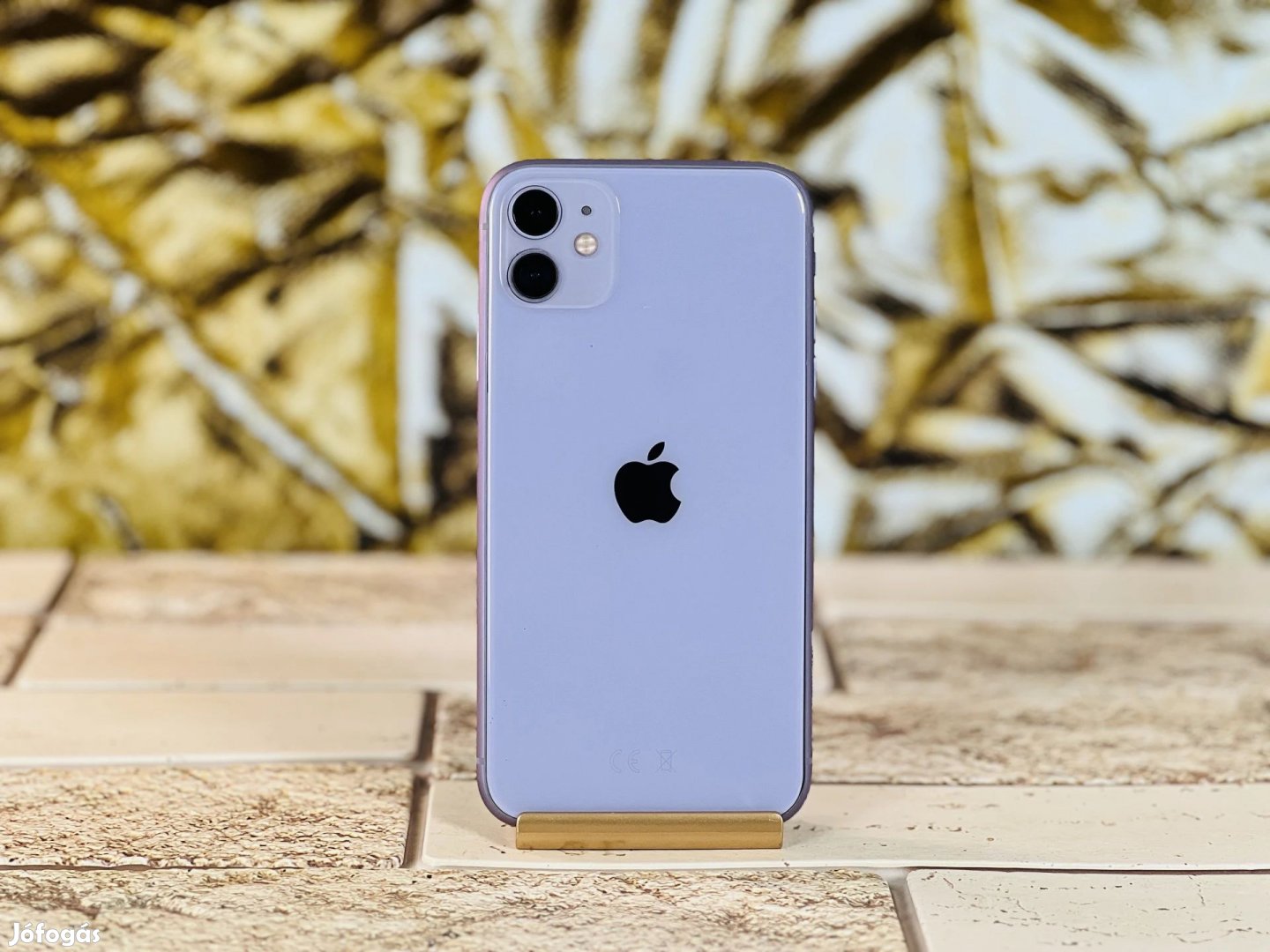 iPhone 11 128 GB Purple 100% akku, szép állapotú - 12 HÓ GARANCIA