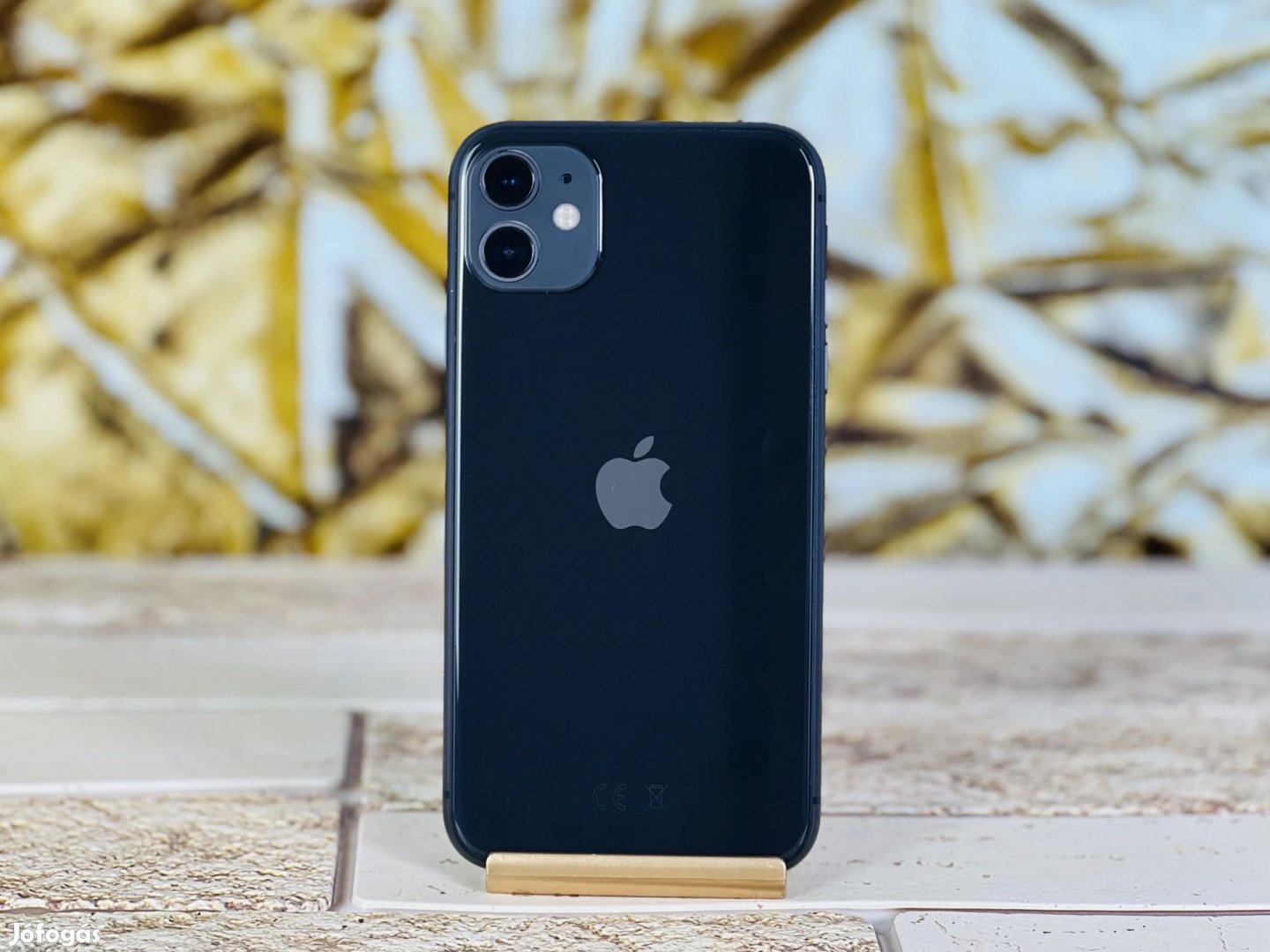 iPhone 11 64 GB Black 100% akku, szép állapotú - 12 HÓ GARANCIA