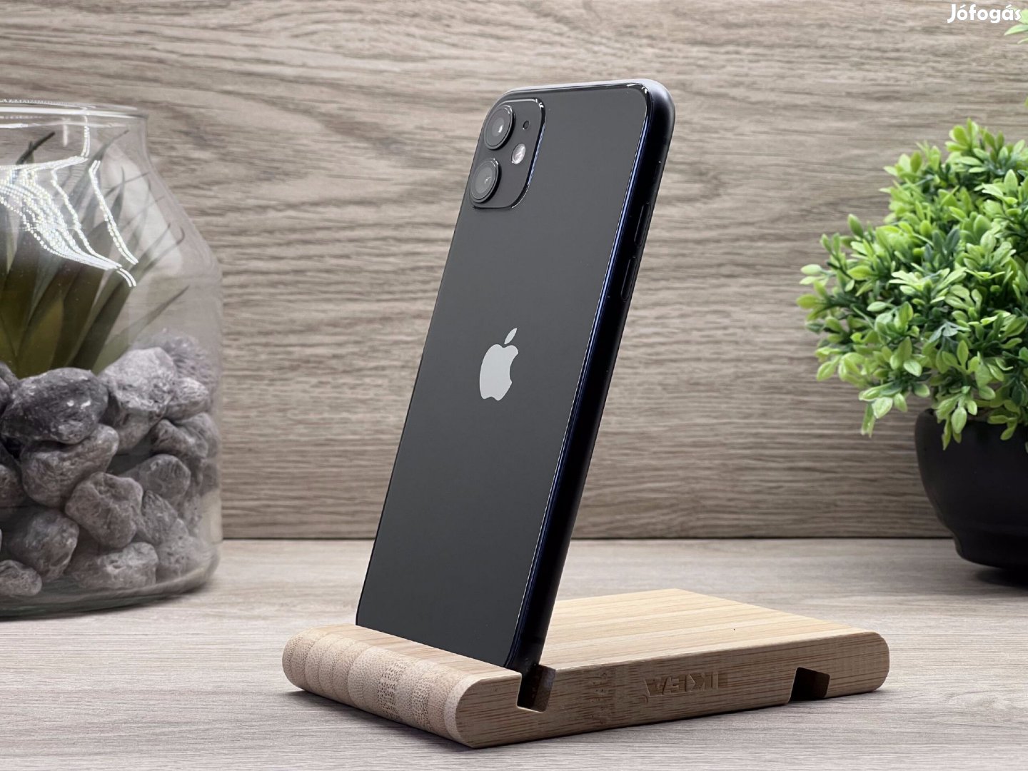 iPhone 11 Black 128GB 2 ÉV Garanciával Számlával Aksi 100%