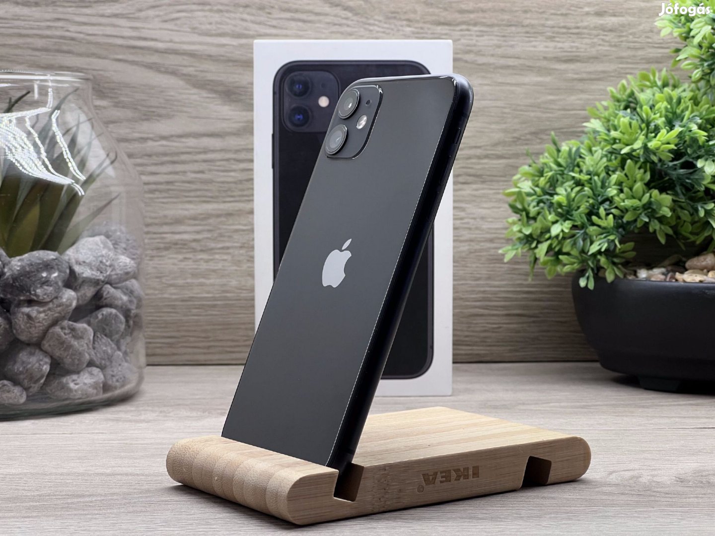 iPhone 11 Black 64GB 2 ÉV Garanciával Számlával Aksi 100%