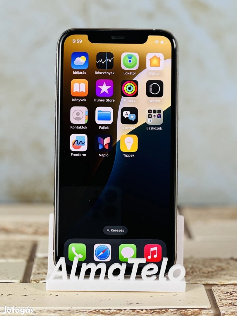 iPhone 11 Pro 64 GB Silver szép állapotú - 12 HÓ GARANCIA