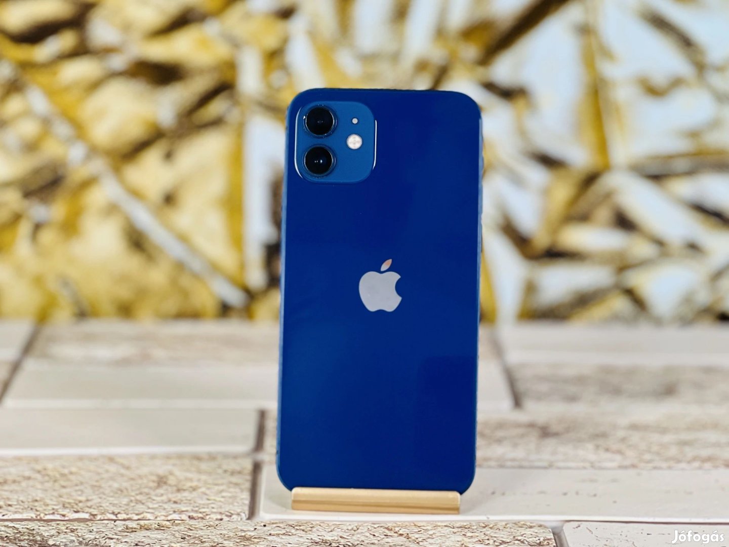 iPhone 12 128 GB Blue 100% akku, szép állapotú - 12 HÓ GARANCIA