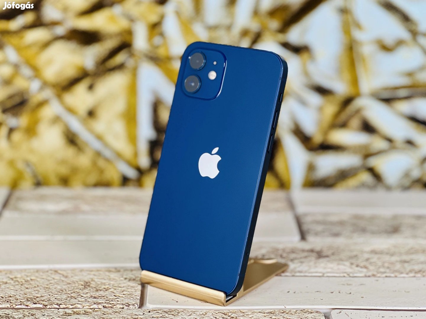 iPhone 12 64 GB Blue szép állapotú - 12 HÓ GARANCIA