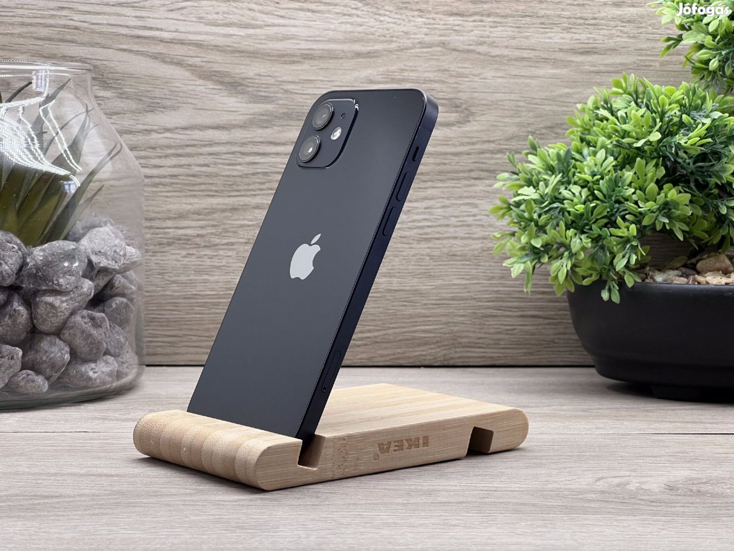 iPhone 12 Black 64GB 2 ÉV Garanciával Számlával 90% Akksi