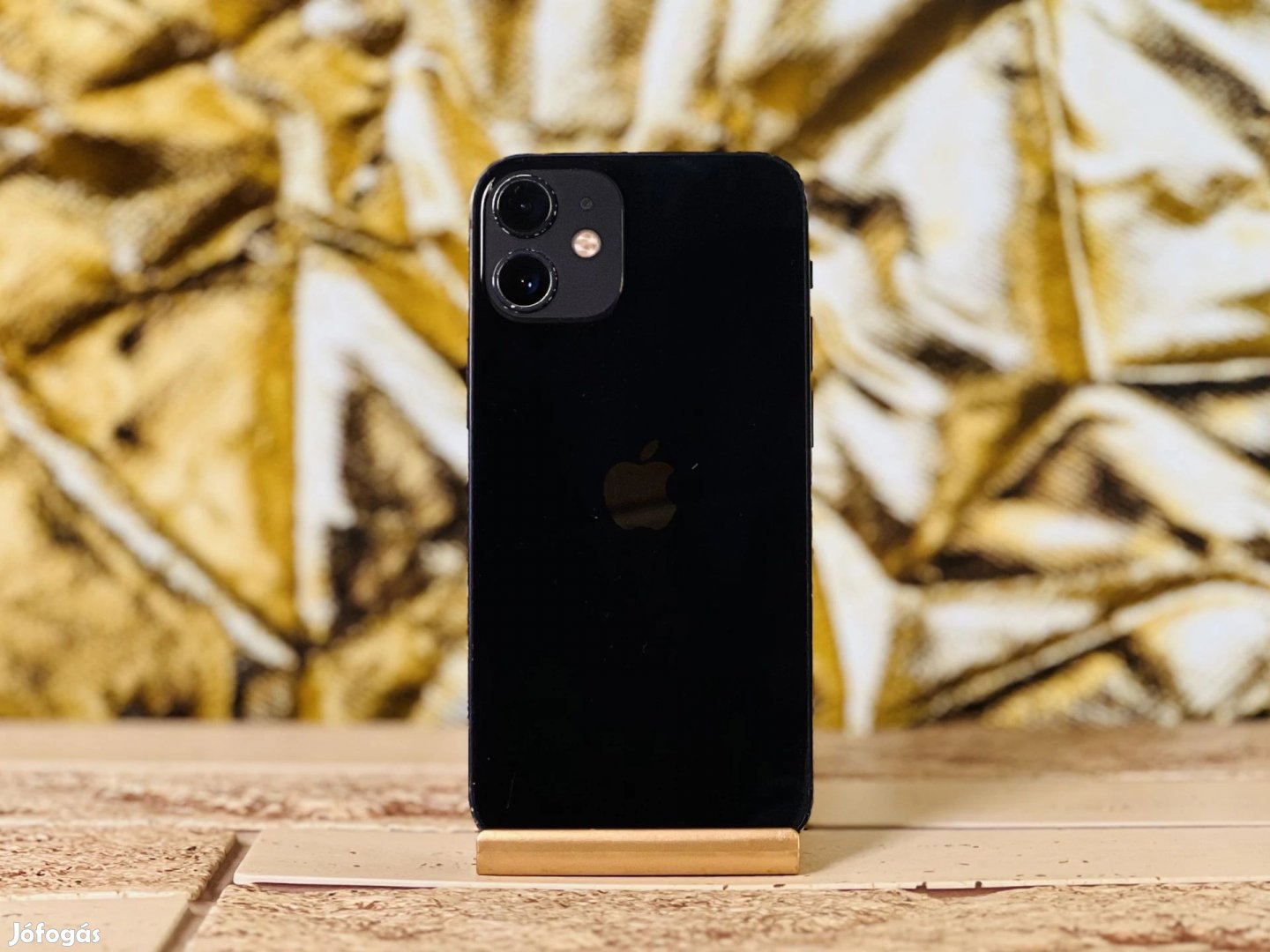 iPhone 12 Mini 64 GB Black szép állapotú - 12 HÓ GARANCIA